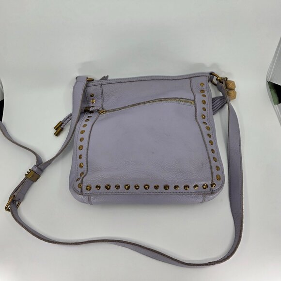 The Sak Handbags - The Sak Collective Lavender Pebbled Leather Studded Crossbody Bag